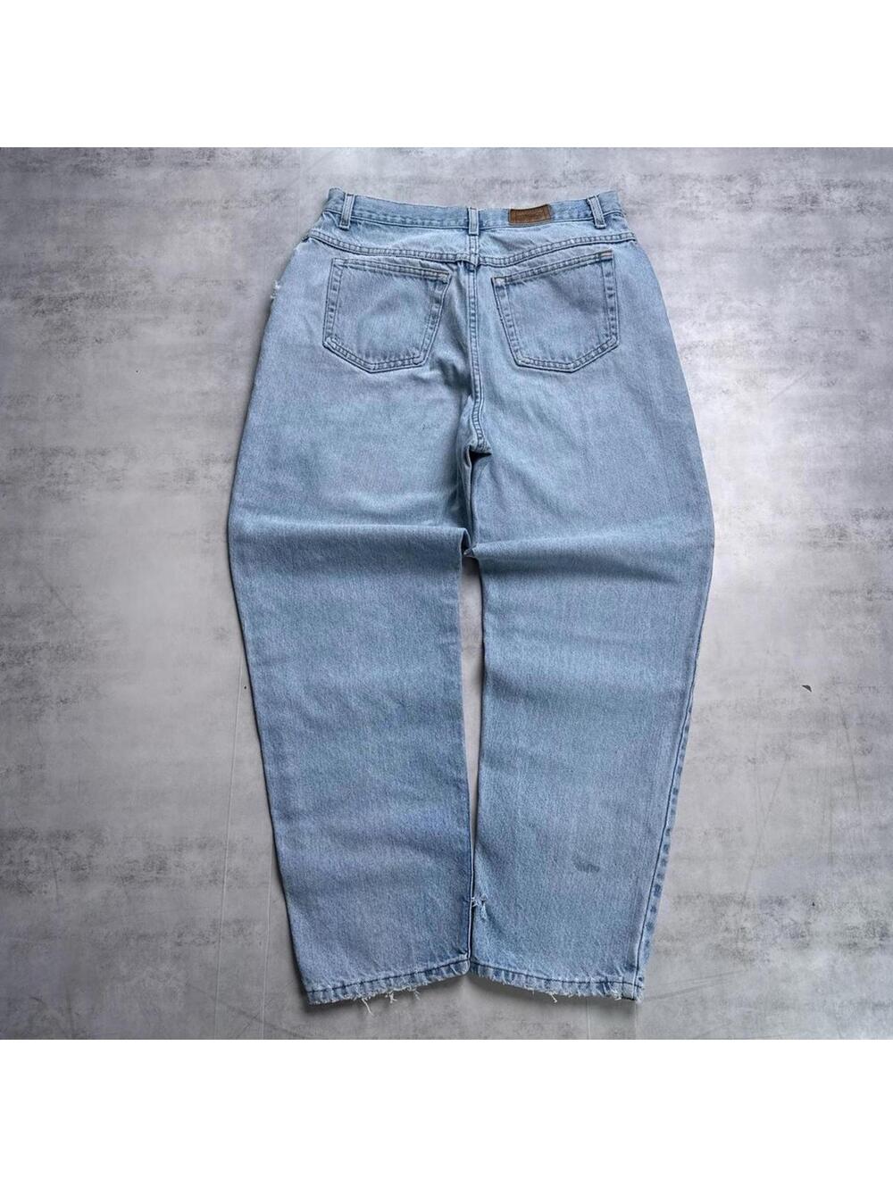 Y2K L.L.Bean blue 00s denim straight jeans